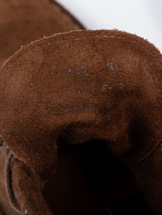 J.Crew Mens 10 Brown Suede 6-Eyelet Desert Field Boot Crepe Sole Made in Italy main image 4